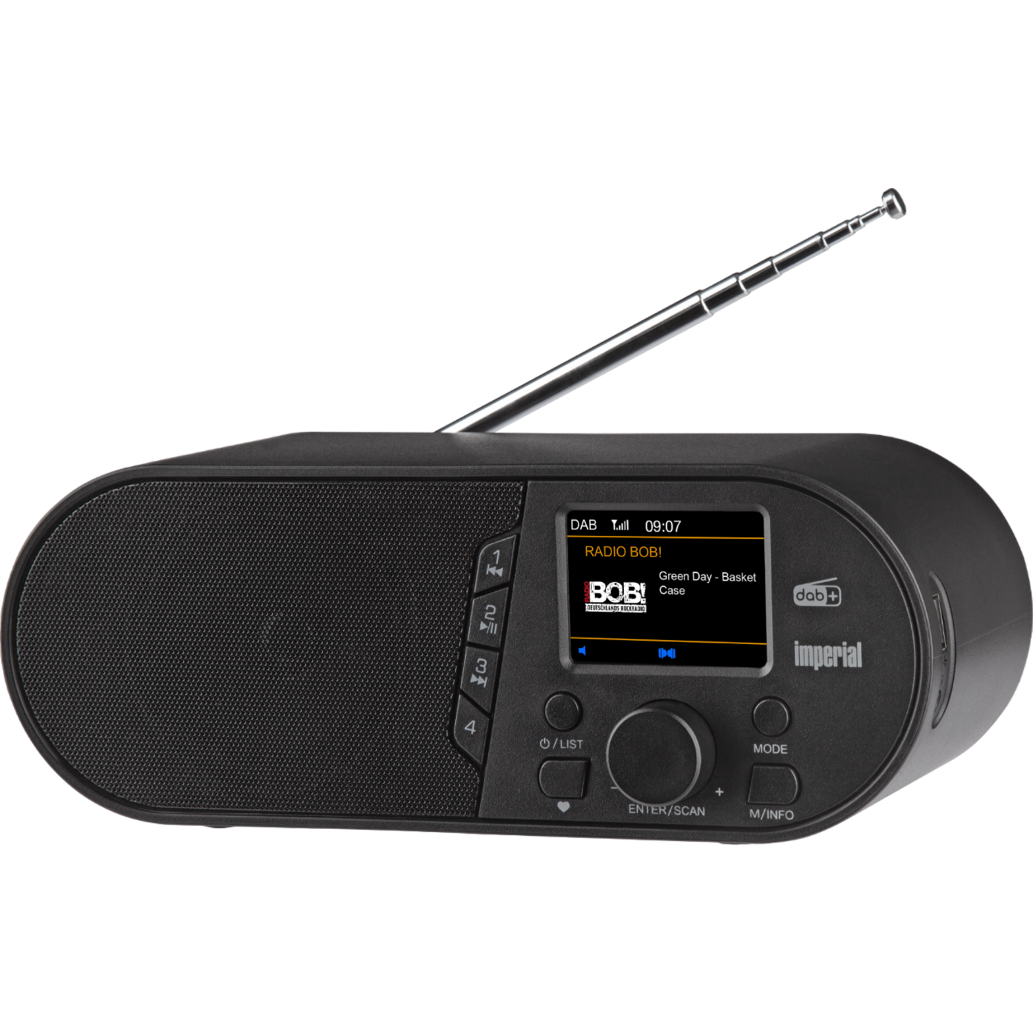 Imperial DABMAN d105 - compacte DAB+ (wekker) radio met bluetooth - zwart