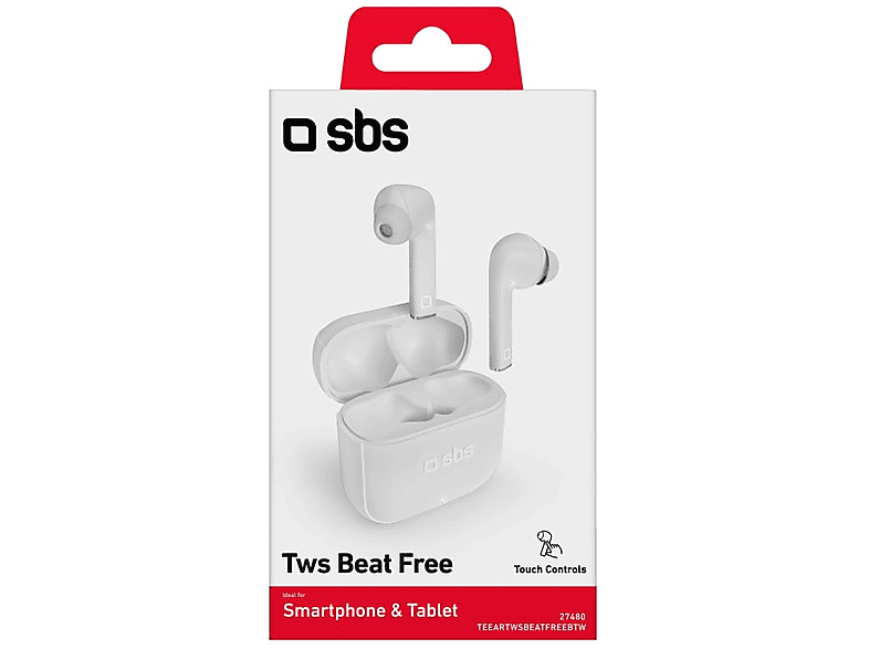 Słuchawki bezprzewodowe SBS Beat Free Biały – zdjęcie 3
