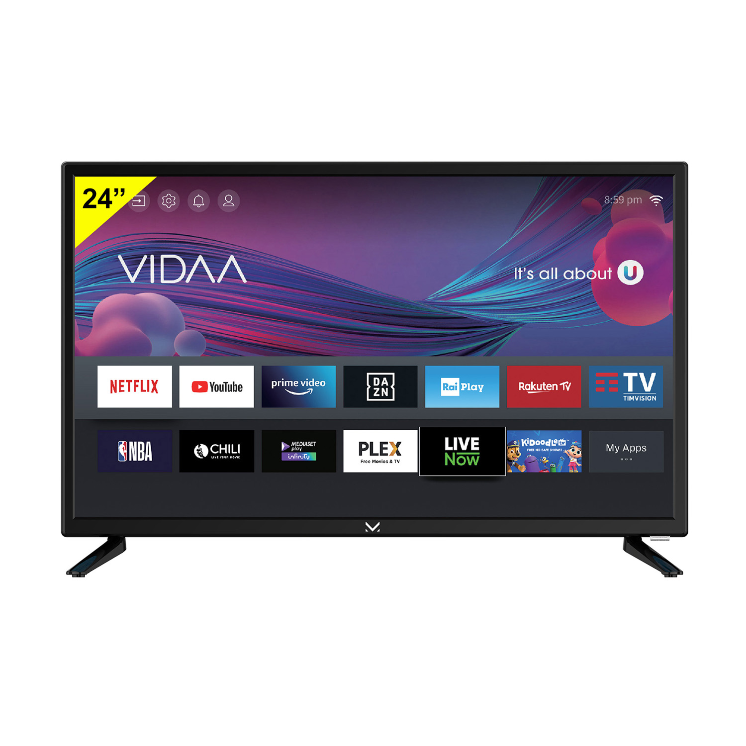 NEW Majestic St24Vd V2 TV Led, 24 pollici, HD