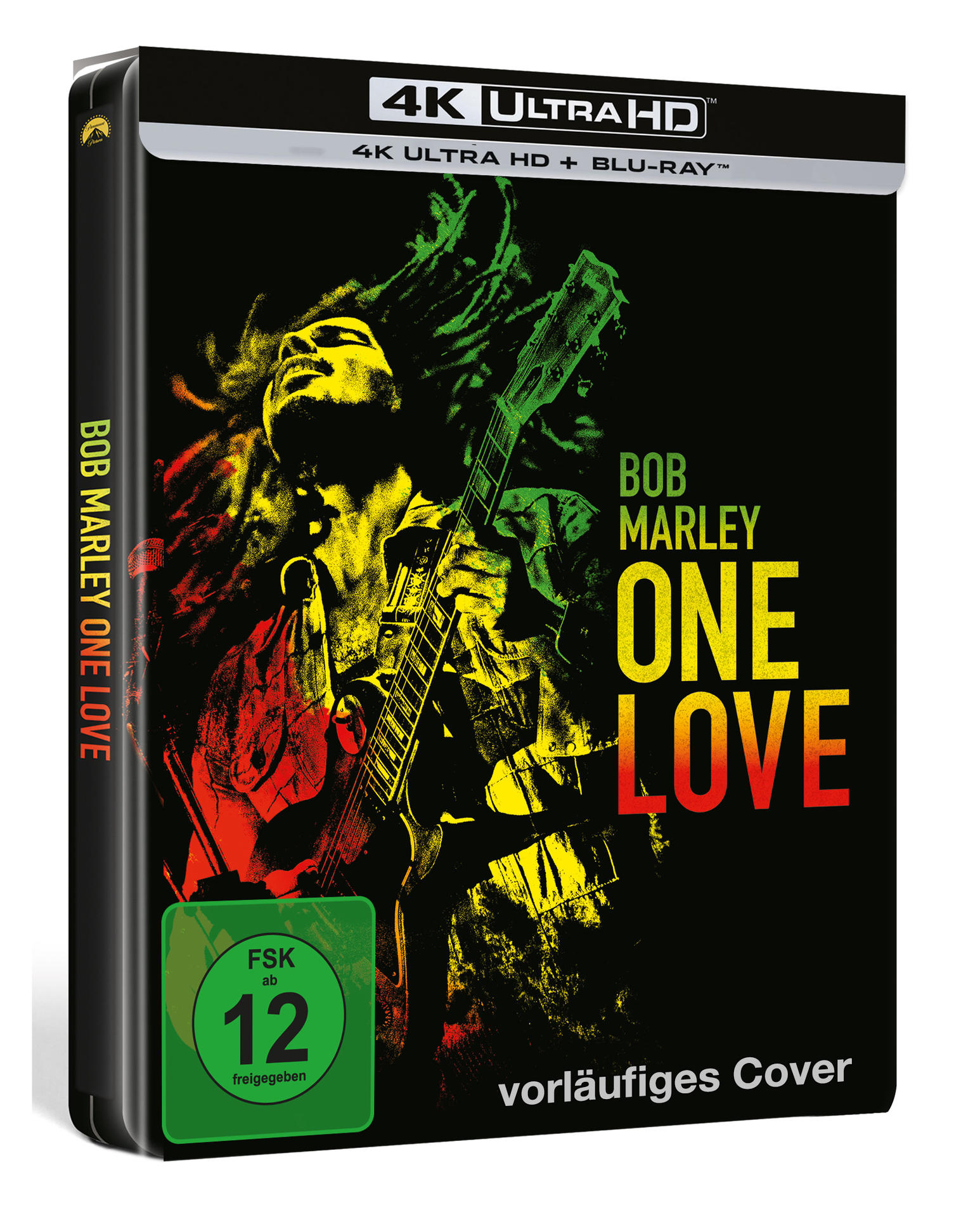 Das Cover des Films Bob Marley One Love im Blu-ray-Format.