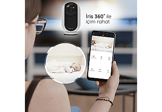 BILICRA Iris 360° 3 MP Akıllı Kamera Beyaz_1