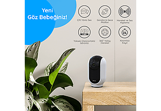 BILICRA Iris 360° 3 MP Akıllı Kamera Beyaz_2