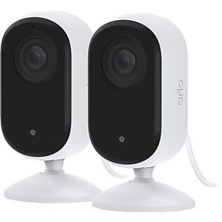 ARLO Essential Indoor 2K - Caméra de surveillance (DCI 2K, 2K (2688p x 1520p))