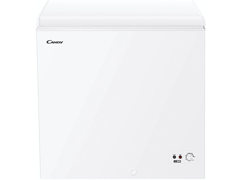 CANDY CCHH 200E Congelatore pozzo, Capacità netta 196 l, dimensioni: L 91,5 cm, A 84,5 P 55,5 Rumorosità 39 dB(A), Bianco, Classe E