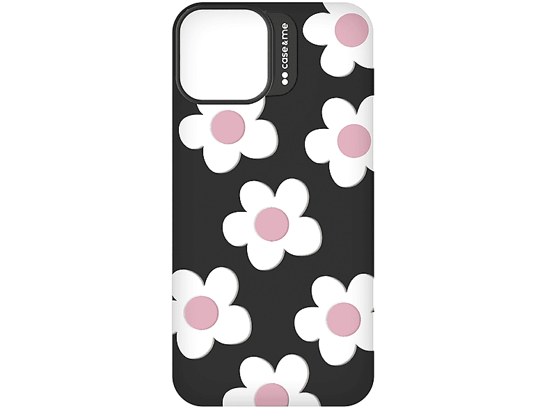 Case & Me Jelly 3D, Cover per iPhone 15,Nero