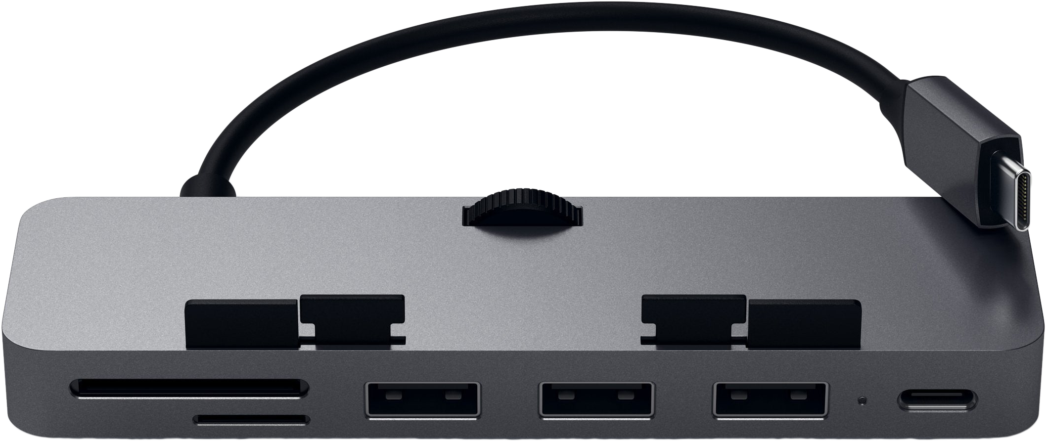 SATECHI USB Type-C CLAMP PRO iMac multiport adapter, USB-C, 3xUSB-A, microSD, asztroszürke (ST-TCIMHM)