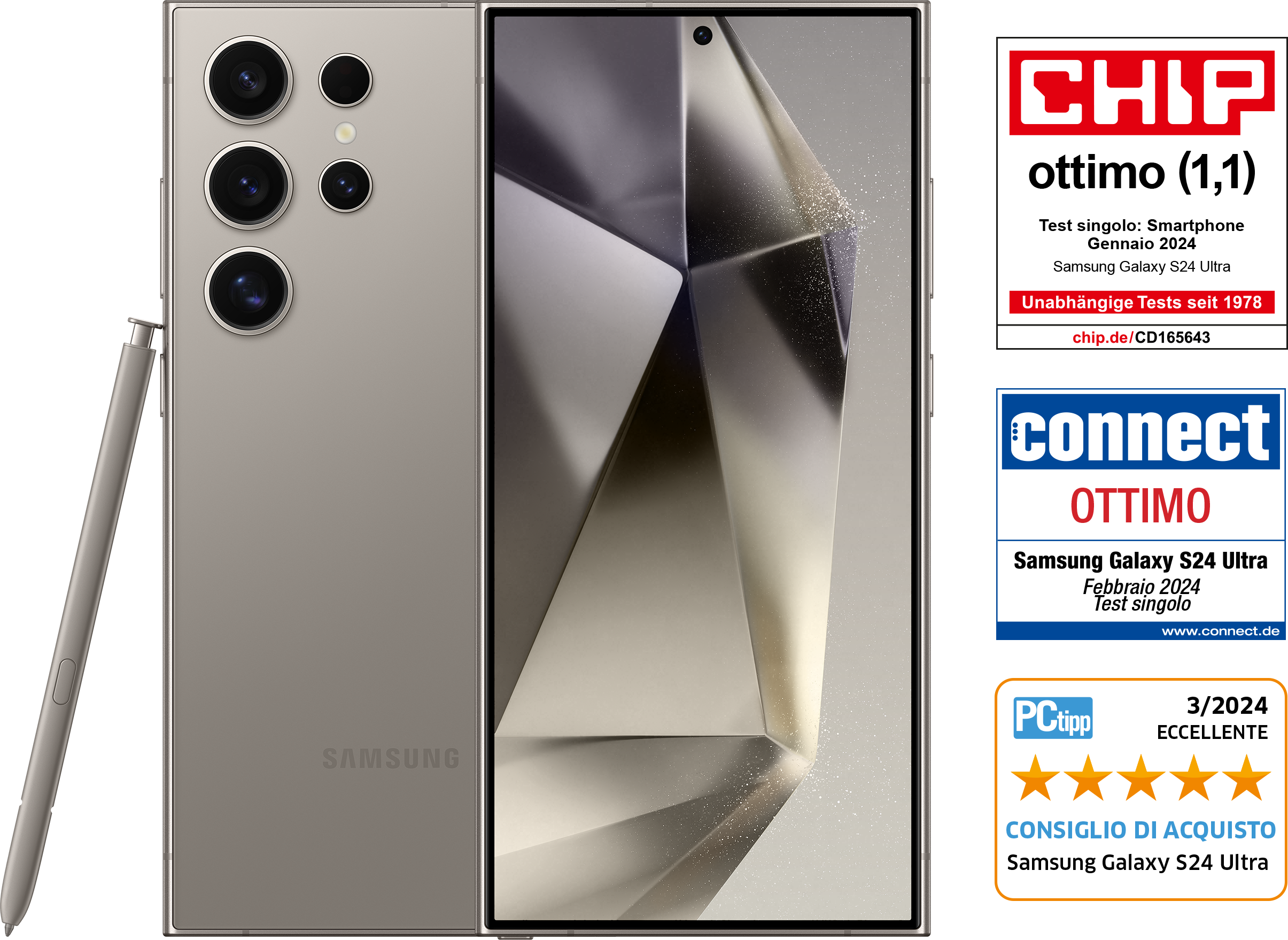 SAMSUNG Galaxy S24 Ultra 512 GB Titanium Grey Dual SIM