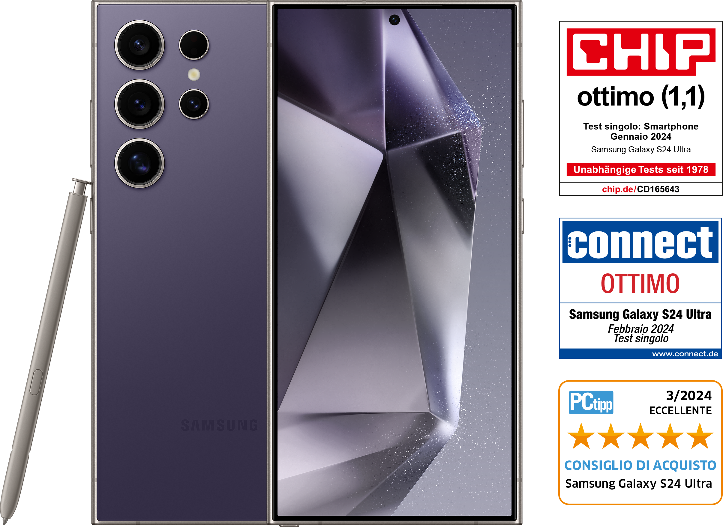 Samsung Galaxy S24 Ultra バイオレット SAMSUNG Galaxy S24 Ultra 256 GB Titanium Violet Dual SIM | MediaMarkt