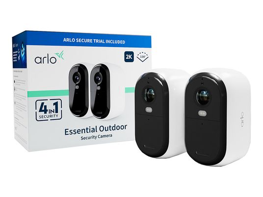 ARLO VMK3250-100EUS - Telecamera di sorveglianza (2K UltraWide QHD, 2K)