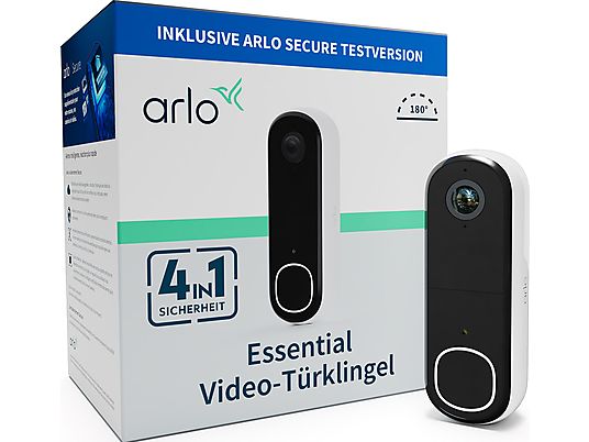ARLO Essential 4-in-1 HD - Sonnette vidéo (blanc/noir)