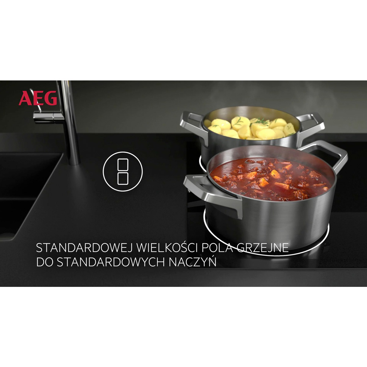 Płyta AEG-ELECTROLUX IKE64441FB Slim-fit