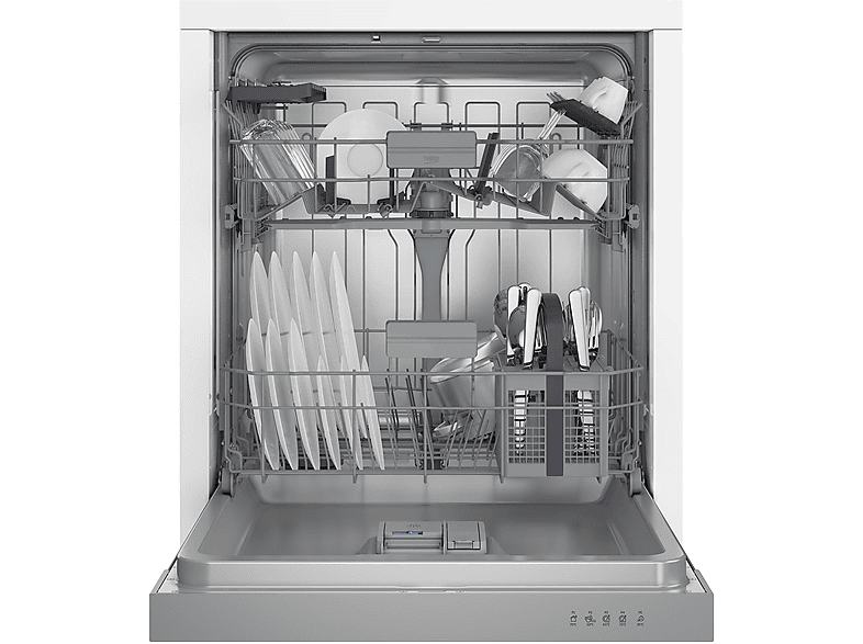BEKO BDUN15430X Geschirrspüler (unterbaufähig, 598 mm breit, 48 dB (A), D)