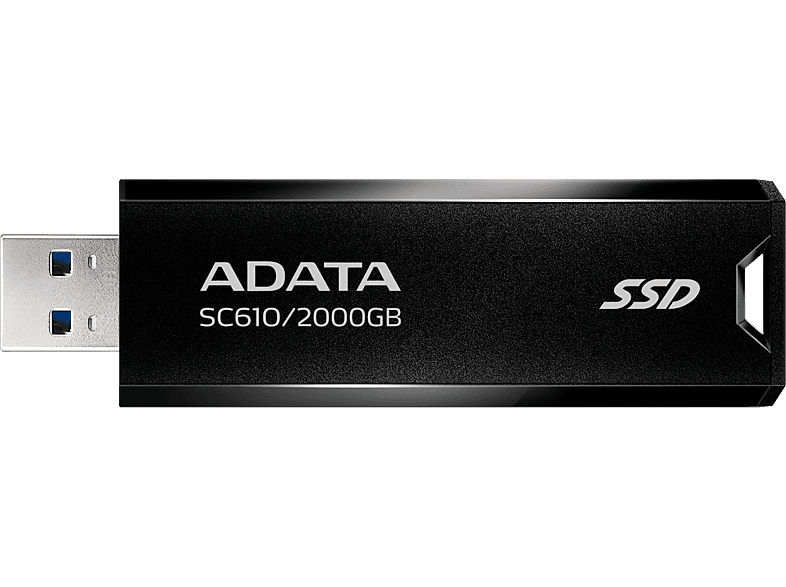 ADATA SC610 külső SSD, 2TB, USB-A 3.2 Gen2, 550/500 MB/s, fekete-piros (SC610-2000G-CBK/RD)