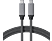 SATECHI USB4 Type-C - Type-C fonott kábel, 40 Gbps, 25 cm, szürke (ST-U4C25M)