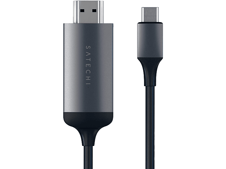 SATECHI USB Type-C - HDMI adapter kábel, 4K60Hz, 1,8 méter, asztroszürke (ST-CHDMIM)