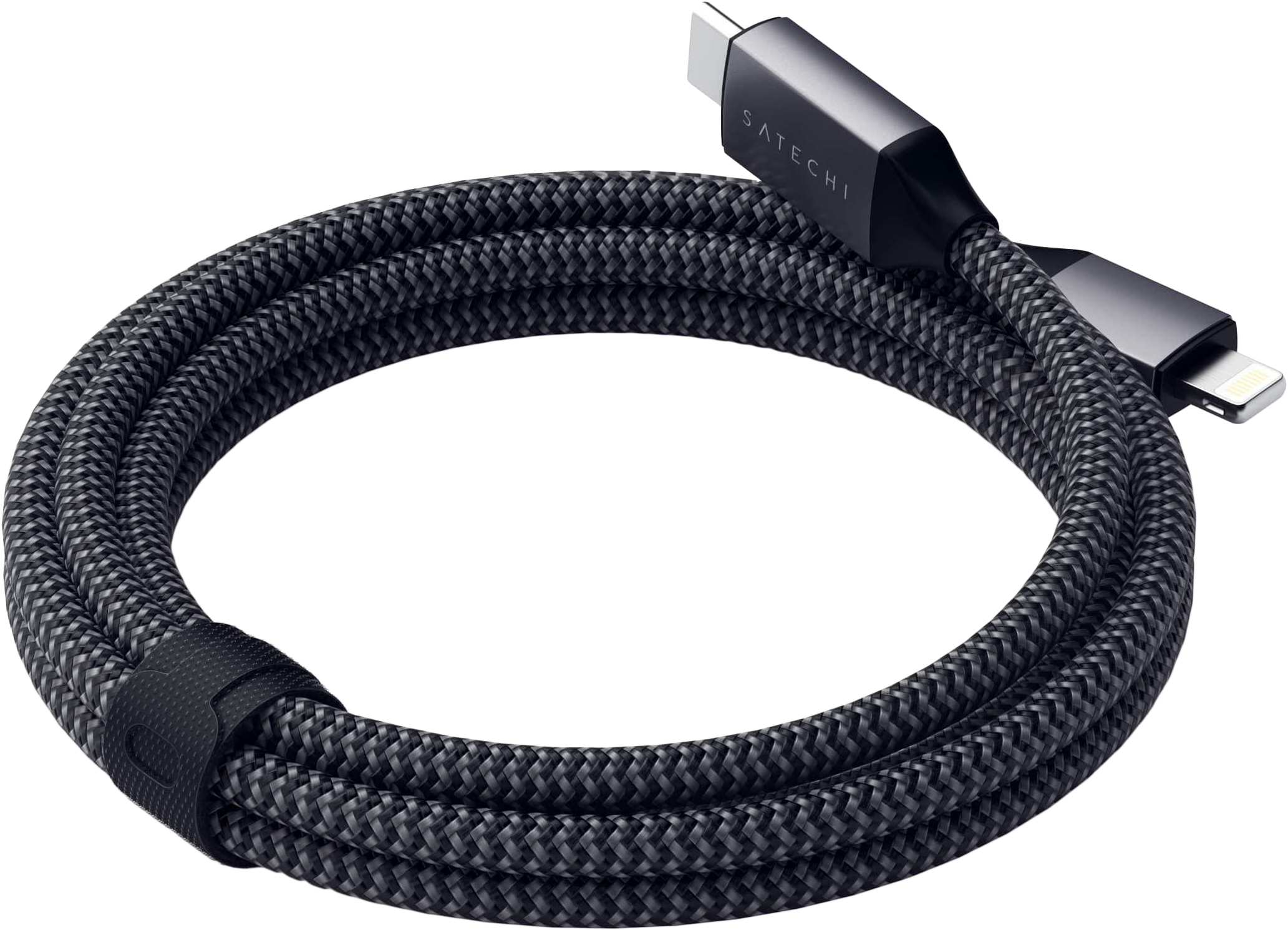 SATECHI USB Type-C - Lightning töltőkábel, 1,8 méter, asztroszürke (ST-TCL18M)