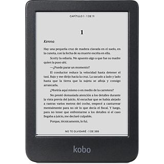 eBook - Kobo Clara BW, E Ink 6" HD, 16 GB, Comfortlight PRO, IPX8, Modo oscuro, Negro