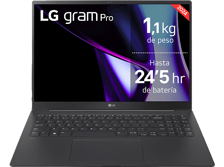 LG 16Z90SP-K.AA75B, 16, WQXGA+, Intel® Evo™ Edition Core™ Ultra 7-155H, 16 GB RAM, 512 GB, Arc™, W11H