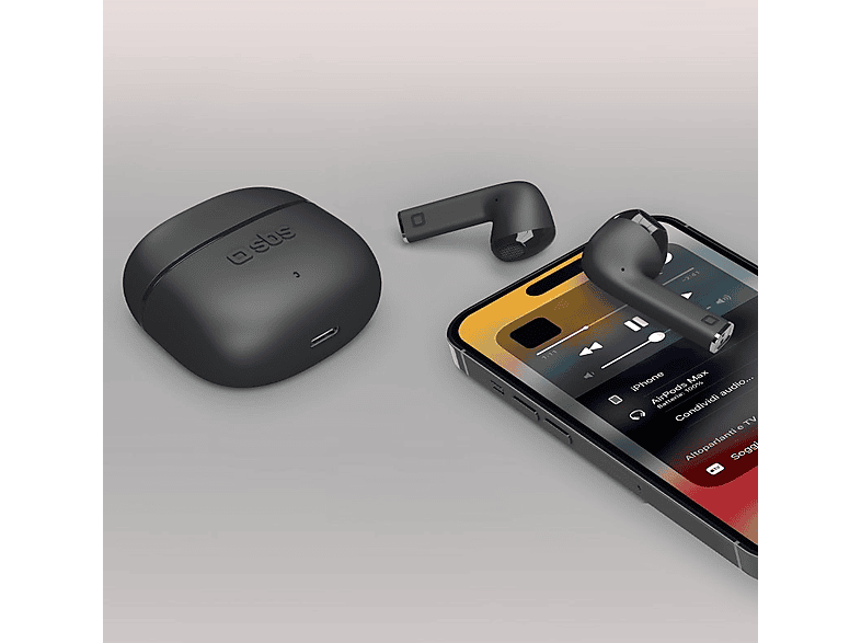 Słuchawki bezprzewodowe SBS One Color Czarny – zdjęcie 3