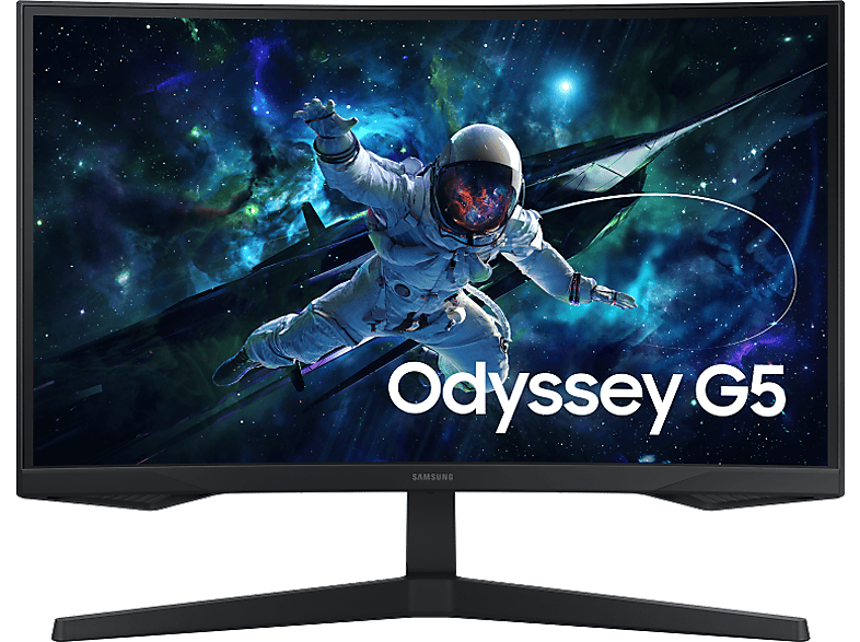 SAMSUNG Odyssey G5 LS27CG552EUXUF 27 inç QHD 1ms 165Hz Freesync HDR10 VA Kavisli Gaming Monitör Siyah_0