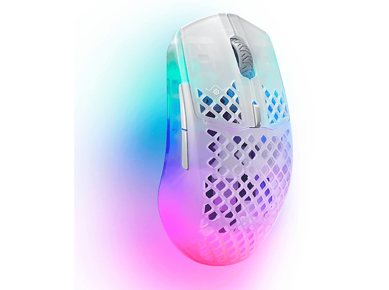 STEELSERIES Aerox 3 Wireless Ghost Edition Kablosuz  Gaming Mouse Beyaz_1