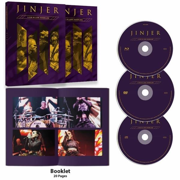 Ein Multi-Disc-Album-Set mit Booklet, Jinjer Live in Los Angeles.