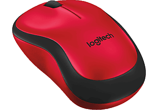 LOGITECH M220 Sessiz Kompakt Kablosuz Mouse - Kırmızı