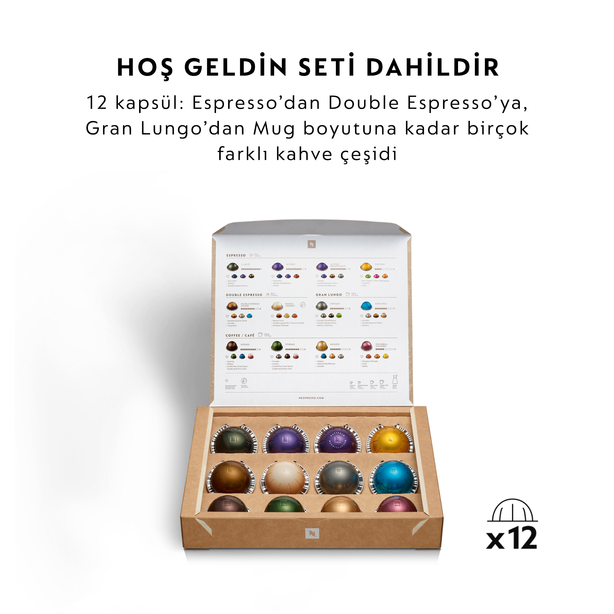 NESPRESSO Welcome VL Kapsül Seti