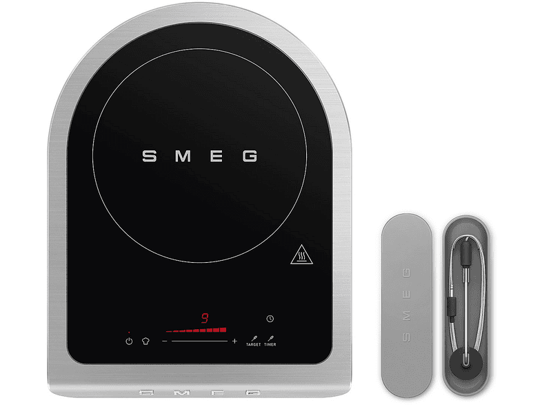 Smeg PIC 01BLMEU Kochplatte mit externen Temperaturfühler (Induktion, Kochzonen: 1) — Foto 3 von 4