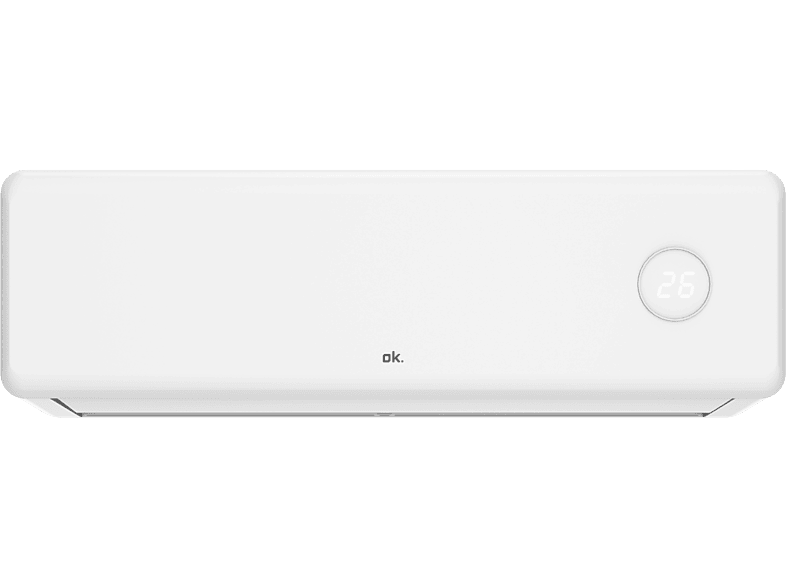 REACONDICIONADO Seminuevo Muy bueno Aire acondicionado Split 1 x - OK OAC 92624 ES SET, 2132.5 fg/h, Bomba de calor, Inverter, Blanco