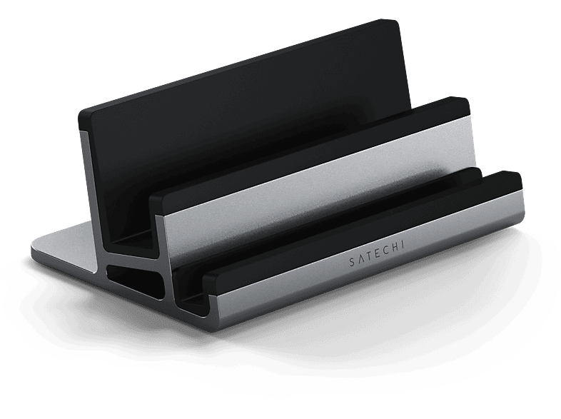 SATECHI Dual Vertical Aluminum Stand, Grau; Halterung