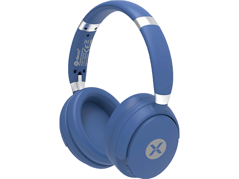 DEXIM SC-301 Kablosuz Bluetooth Kulak Üstü Kulaklık Lacivert Gümüş