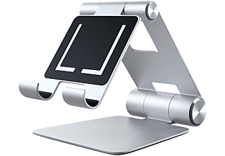 SATECHI R1 Alumínium állítható mobiltelefon, tablet állvány, összecsukható, ezüst  (ST-R1)