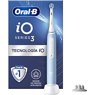 Cepillo eléctrico - Oral-B iO 3S Cepillo De Dientes, 1 Cabezal, 3 Modos, Sensor de presión, Diseñado Por Braun, Azul