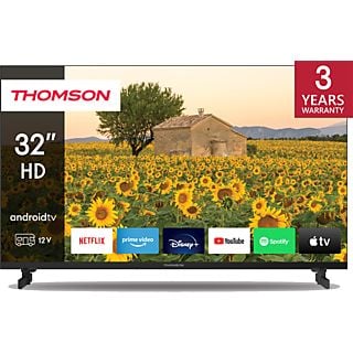 TV LED 32" - Thomson 32HA2S13C, HD, ARM CA55 Quad Core 1.45GHz, Smart TV, DVB-T2, Negro