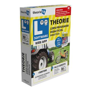 «theorie24» Web/App inkl. Theoriebuch F/G, M 2024/25 - PC/MAC - Deutsch, Französisch