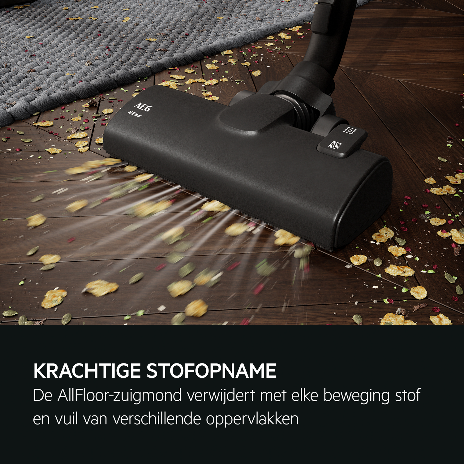 AEG AB51C1DB CLEAN 5000 Stofzuiger met zak Blauw