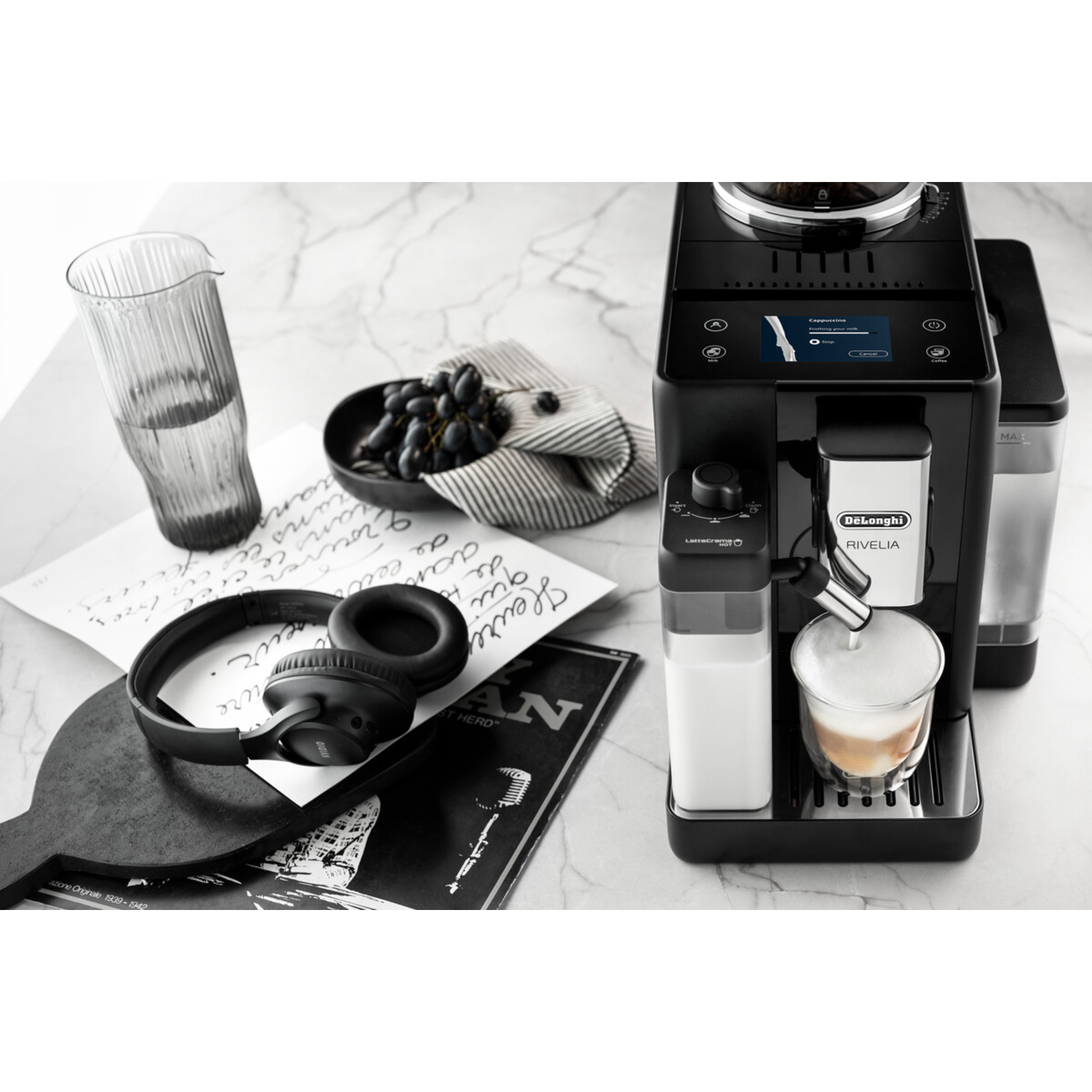 DE LONGHI Rivelia EXAM440.35.B | Volautomatische espressomachine