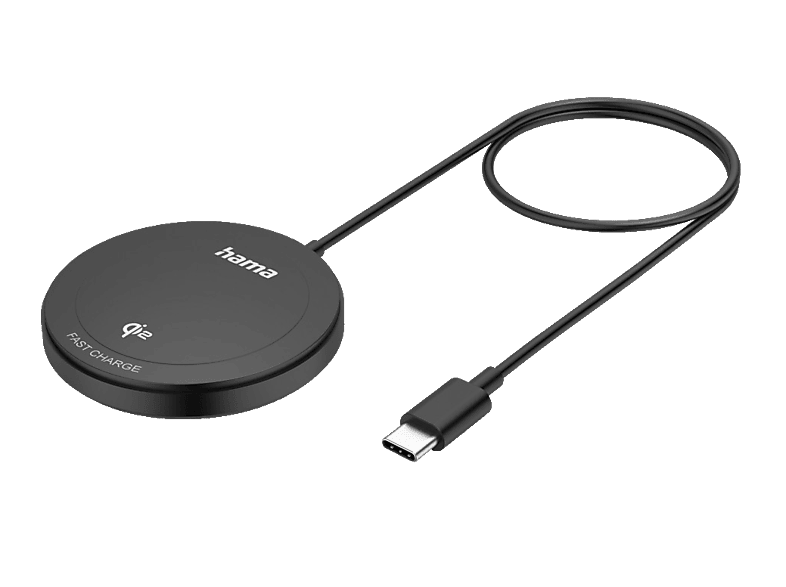 HAMA Qi2-Ladepad Wireless Fast Charger universal, Schwarz