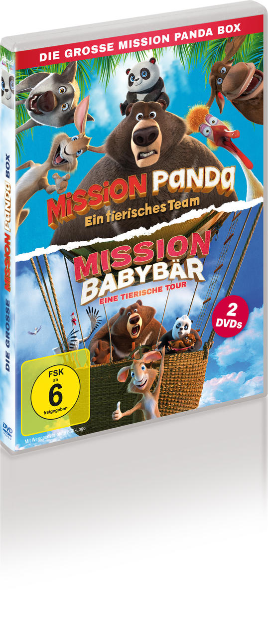 DVD-Hülle mit Zeichentrickfiguren auf dem Cover.