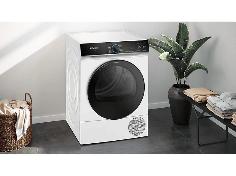 Thumbnail - SIEMENS WQ45B2BFCB Wärmepumpentrockner iQ700 (9,0 kg, Weiß)