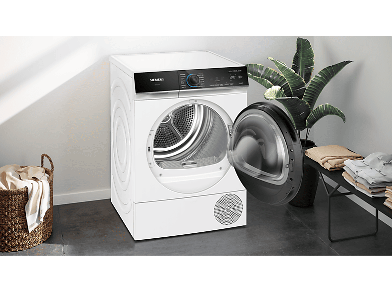 Thumbnail - SIEMENS WQ45B2BFCB Wärmepumpentrockner iQ700 (9,0 kg, Weiß)