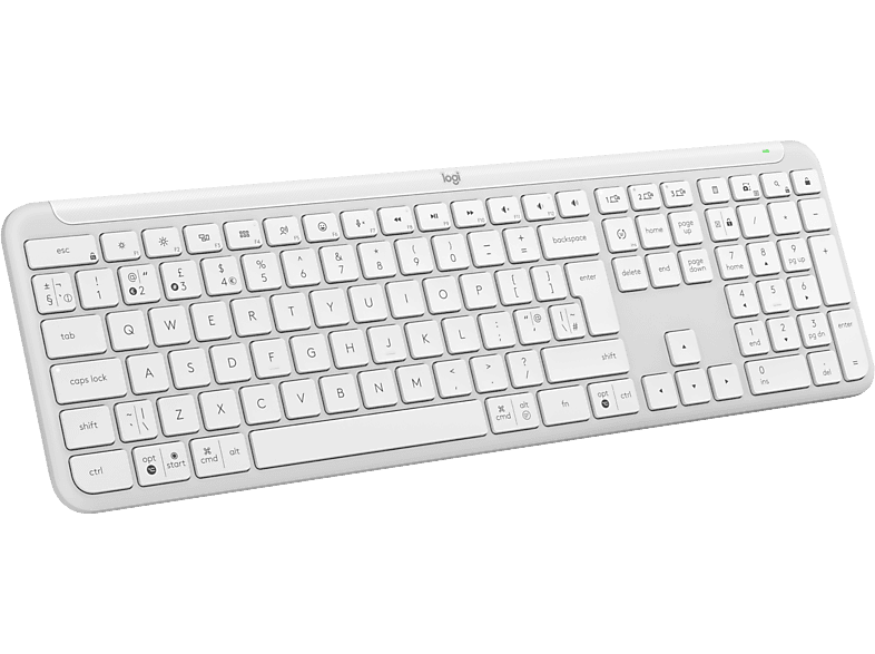 LOGITECH Signature Slim K950 - Tastatur (Grauweiss)
