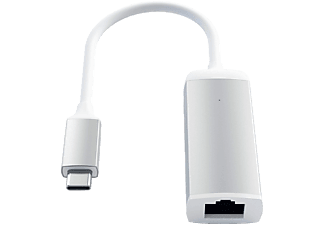SATECHI USB Type-C - Gigabit LAN hálózati adapter, ezüst (ST-TCENS)