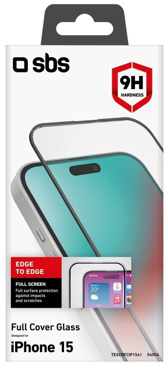Szkło ochronne SBS Full Cover Glass do Apple iPhone 15