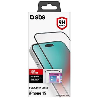 Szkło ochronne SBS Full Cover Glass do Apple iPhone 15
