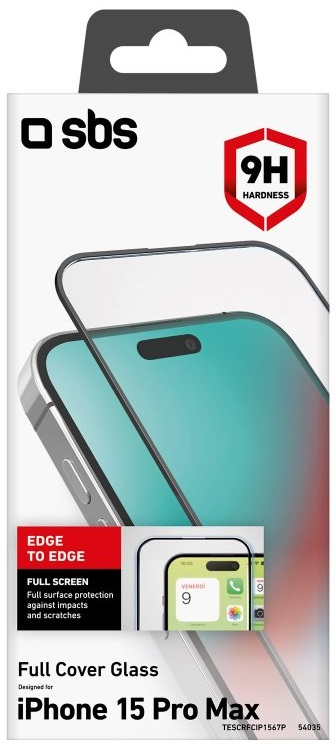 Ochraniacz ekranu telefonu w opakowaniu. Opakowanie zawiera szczegóły produktu i zarys telefonu.