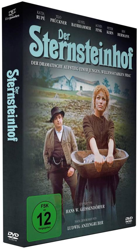 DVD-Hülle: Mann und Frau auf einem Feld. Text: Der Sternsteinhof.