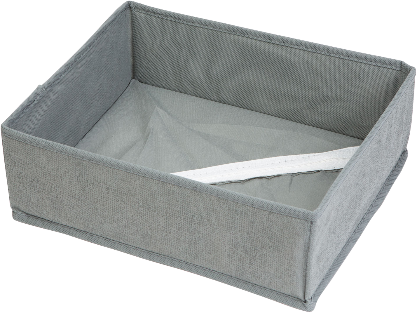 BEWELLO Szövet tárolódoboz, 30 x 26 10 cm, szürke (BW2075)
