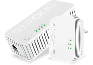 STRONG Powerline 1000 Duo Wi-Fi Mini adapter, GigabitLAN, AC1200, 1+1 db szett, fehér (POWERLWF1000DUOMINI)